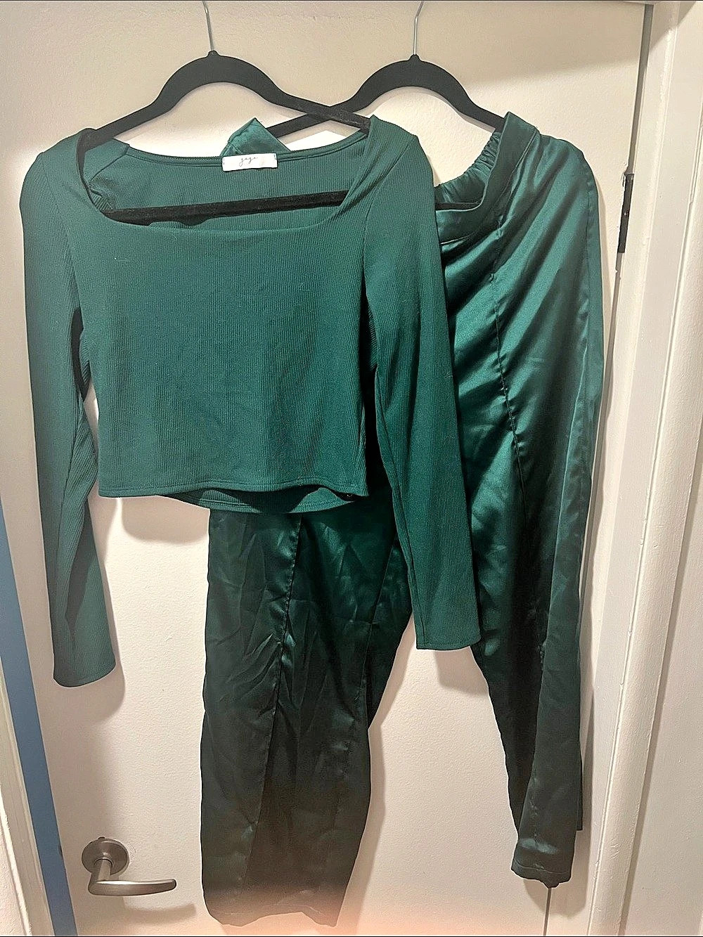 Green Long Sleeve Set